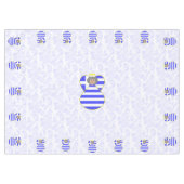 ギリシャのエンジェル灰色の髪の旗のテーブルクロス テーブルクロス (正面(横))