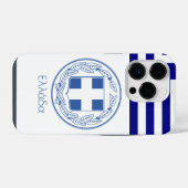ギリシャのエンブレム iPhoneケース (裏面横)