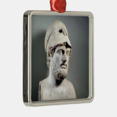 ギリシャのオリジナルのPericlesのコピーのバスト メタルオーナメント (右)