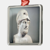 ギリシャのオリジナルのPericlesのコピーのバスト メタルオーナメント (左)