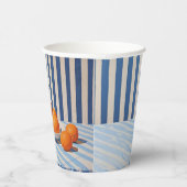 ギリシャのオレンジ 紙コップ (右)