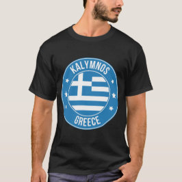 ギリシャのカリムノス島 Tシャツ