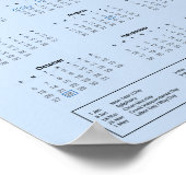 ギリシャのカレンダーとギリシャの祝日2024ダウンロード ポスター (角)