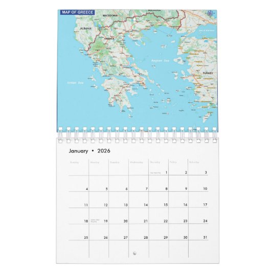 ギリシャのカレンダーの歴史 カレンダー (1月 2026)