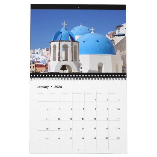 ギリシャのカレンダーの画像 カレンダー (1月 2026)