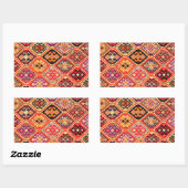 ギリシャのカーペ伝統的ットモチーフフォークパターン真正 長方形シール (シート)