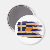 ギリシャのキプロス国旗の磁石 マグネット (正面/裏面)