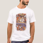 ギリシャのキャンプに侵入しているトロイ人 Tシャツ (正面)