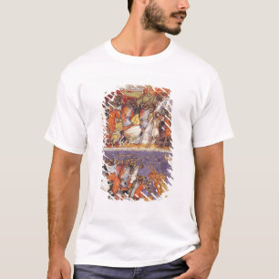 ギリシャのキャンプに侵入しているトロイ人 Tシャツ