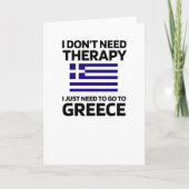 ギリシャのギフトギリシャ語伝統ヘラスギリシャアメリカン カード (正面)