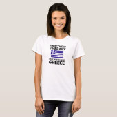 ギリシャのギフトギリシャ語伝統ヘラスギリシャアメリカン Tシャツ (正面フル)