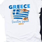 ギリシャのギリシャの休暇ヨーロッパ旅行グループマッチング Tシャツ