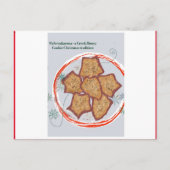 ギリシャのクリスマスの伝統 – メロマカロナ シーズンポストカード (正面)