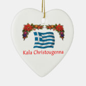 ギリシャのクリスマス セラミックオーナメント (右)