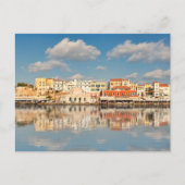 ギリシャのクレタに位置するChania's Venetian Harbor ポストカード (正面)