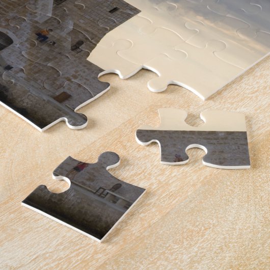 ギリシャのクレタ島とシャニアの旧市街2 ジグソーパズル (側面)