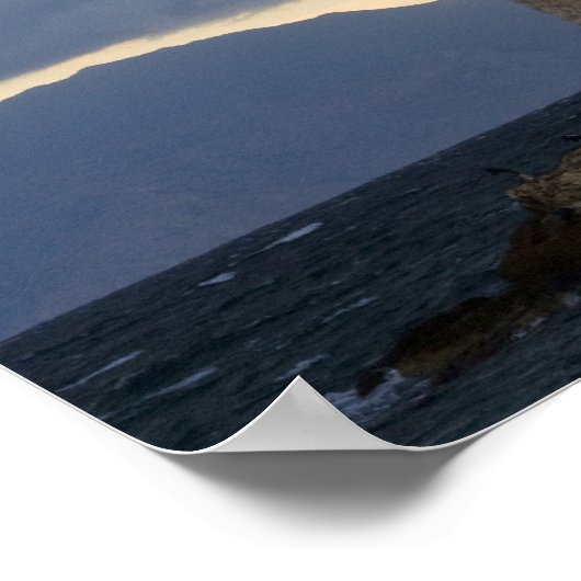 ギリシャのクレタ島とシャニアの旧市街2 ポスター (角)