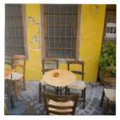 ギリシャのクレタ島とシャニアの旧市街3 タイル (正面)