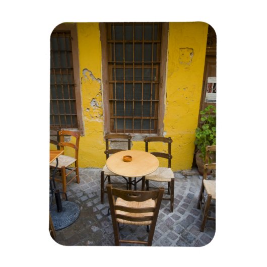 ギリシャのクレタ島とシャニアの旧市街3 マグネット (縦)