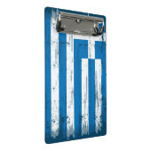 ギリシャのグランジな旗 ミニクリップボード (アングル)