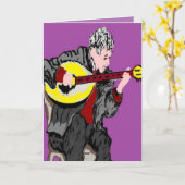 ギリシャのグリーティングカード / 誕生日おめでとう - クローニア ポラ カード (黄色い花)