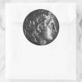 ギリシャのコインステッカー ラウンドシール (バッグ)