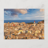 ギリシャのコルフの旧市街 ポストカード (正面)