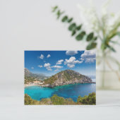ギリシャのコルフーにあるパレオカストリッツァ湾 ポストカード (スタンド正面)