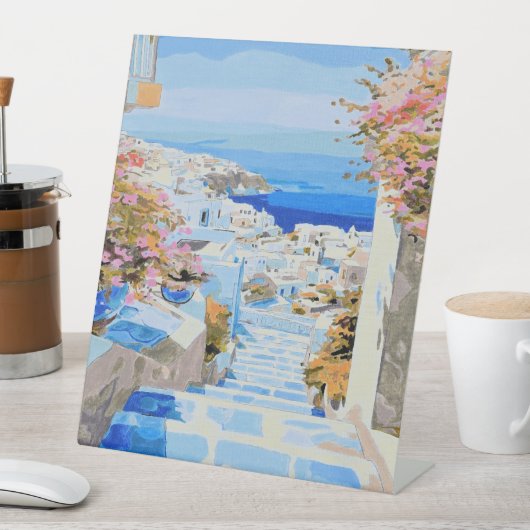 ギリシャのコーストテーブルトップ記号 台座サイン (インサイチュ)