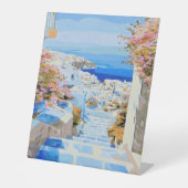 ギリシャのコーストテーブルトップ記号 台座サイン (正面)