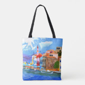 ギリシャのコーストトートバッグ トートバッグ (裏面)