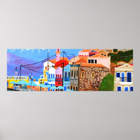 ギリシャのコーストバリューポスター紙(マット) ポスター (正面)