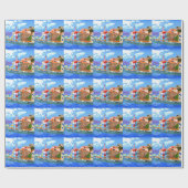 ギリシャのコーストラッピング紙 ラッピングペーパー (フラット)