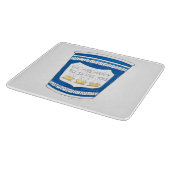 ギリシャのコーヒーカップのカッティングボードを提供する幸せ カッティングボード (角)