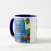 ギリシャのコーヒー・マグの2のためのテーブル マグカップ (正面左)