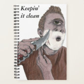 ギリシャのサイクロプスナイフクリーンシェープファンタジープランナー プランナー手帳 (正面)