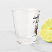 ギリシャのサイクロプスナイフシェアースビューファンタジーアートショットグラス ショットグラス (左)