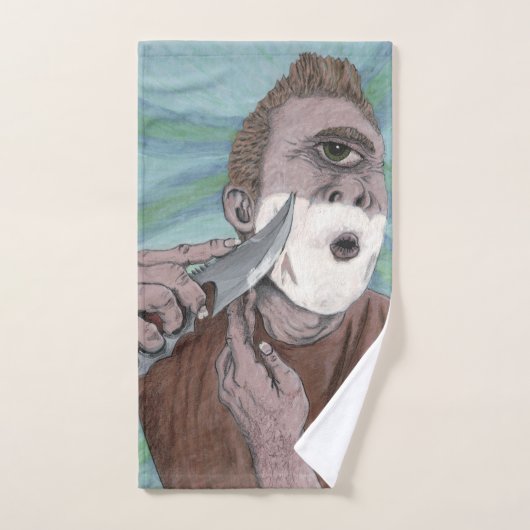 ギリシャのサイクロプスナイフシェービングファンタジーアートバスタオル バスタオルセット (ハンドタオル)