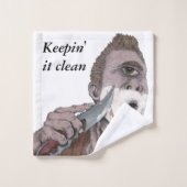 ギリシャのサイクロプスナイフシェービングファンタジーバスタオル バスタオルセット (ウォッシュタオル)