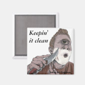 ギリシャのサイクロプスナイフシェービング冷凍機磁石 マグネット (正面/裏面)