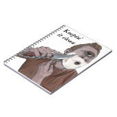 ギリシャのサイクロプスナイフシェービング神話アートノート ノートブック (左側)