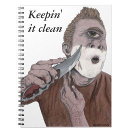 ギリシャのサイクロプスナイフシェービング神話アートノート ノートブック