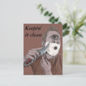 ギリシャのサイクロプスナイフシェーブアートポストカードファンタジー ポストカード (スタンド正面)