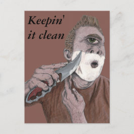 ギリシャのサイクロプスナイフシェーブアートポストカードファンタジー ポストカード