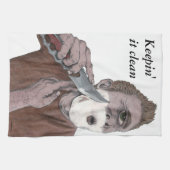 ギリシャのサイクロプスナイフシェーブキッチンタオル キッチンタオル (横)