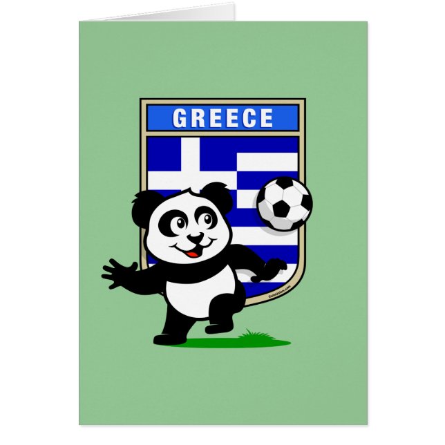 ギリシャのサッカーパンダ (正面)