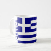 ギリシャのサッカー コーヒーマグカップ (正面左)