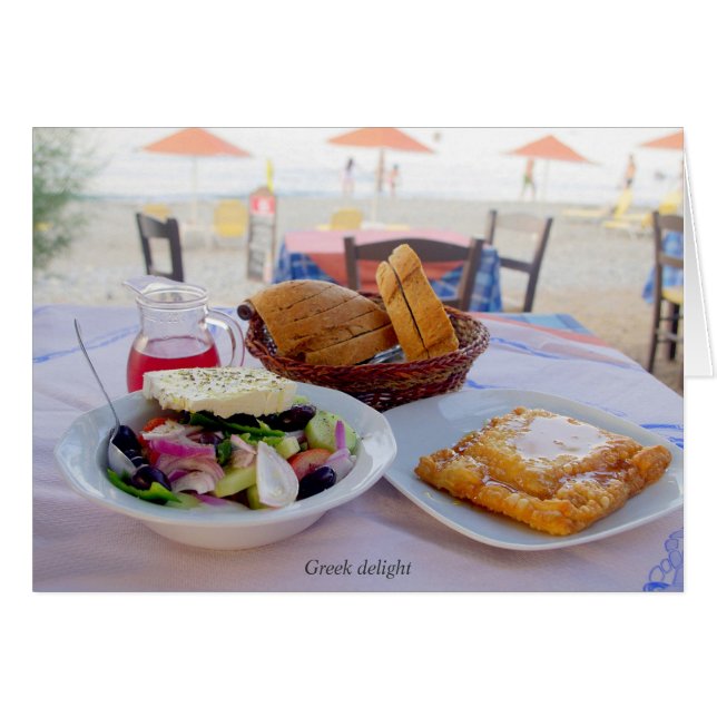 ギリシャのサラダ (正面横)