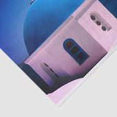 ギリシャのサントリーニの画像を使用したティッシュギフト紙 薄葉紙 (詳細)