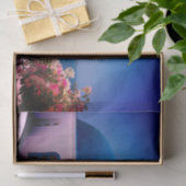 ギリシャのサントリーニの画像を使用したティッシュギフト紙 薄葉紙 (ギフト)